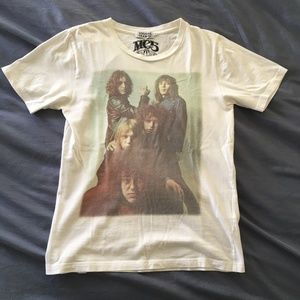Hysteric Glamour MC5 white graphic punk rock band T-shirt, Size Small